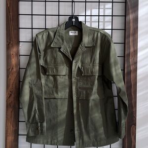 Agolde Olive Button Down Shirt